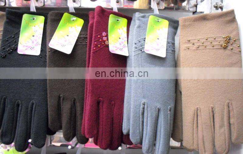 Trendy Ladies Stylish Bow Winter Cute Wool Gloves