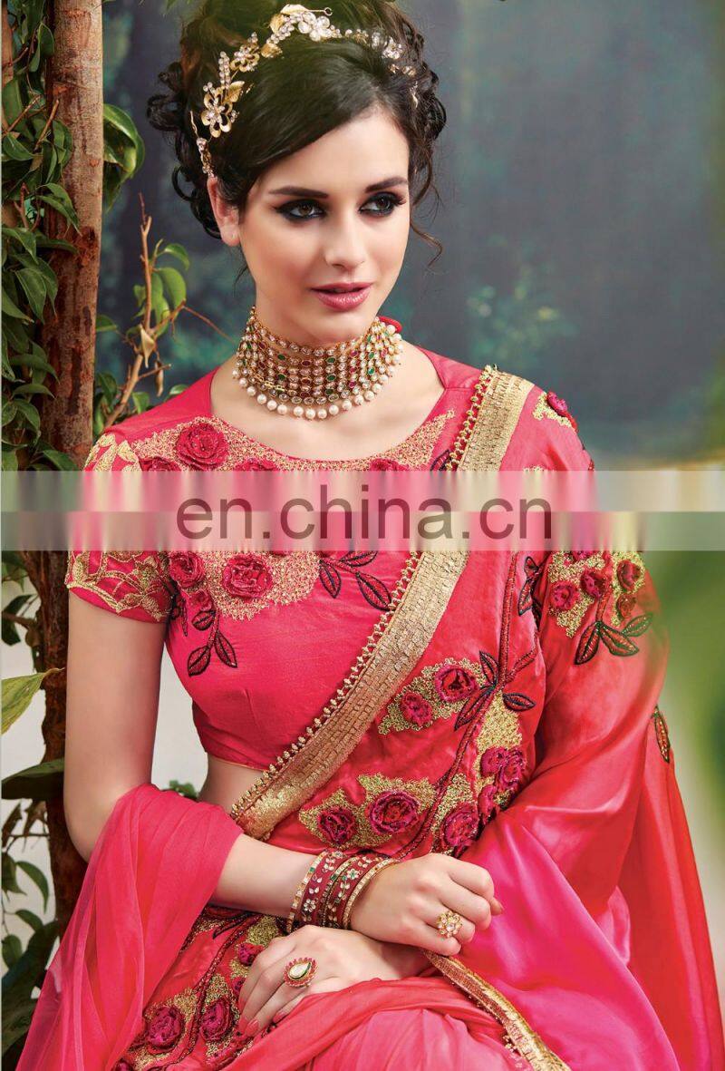 Fancy Blouse Designs Heavy Bridal Saree