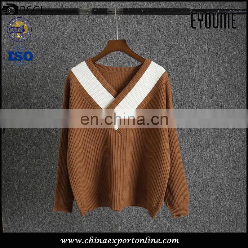 New arrival in stock women striprd cream long print wool shawl