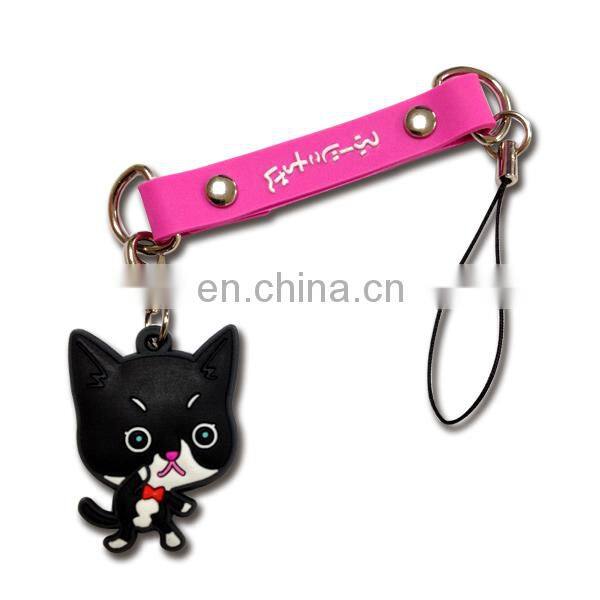 3D design soft PVC keychain facotry