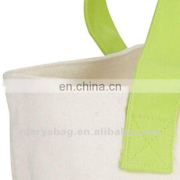 Cotton Canvas Two-Tone Tote