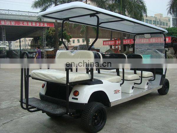 AGM BATTERY power new electric shuttle bus for sale with 4.4KW 48V motor