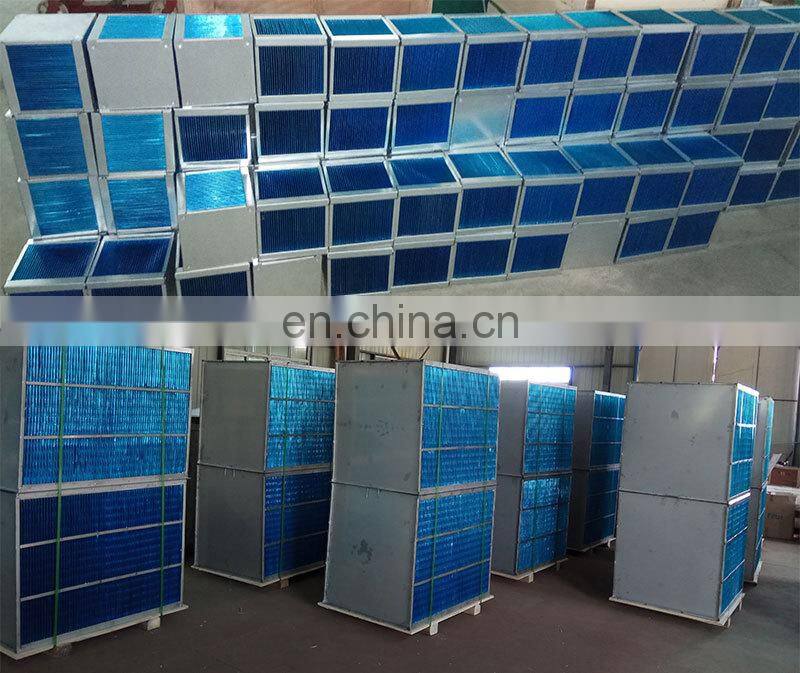 industrial air to air cross flow aluminum material heat exchanger design