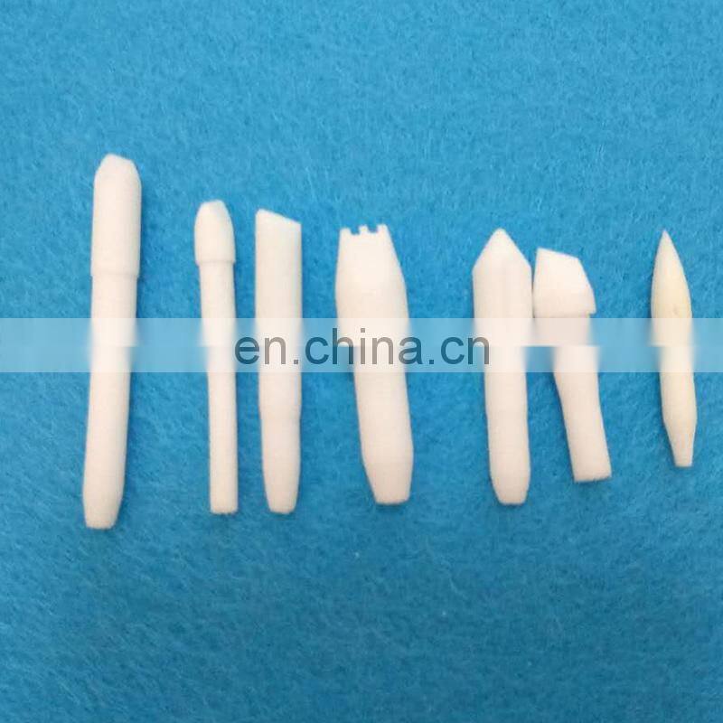 Various styles custom sintering marker pen nibs polyester fiber pen tip top