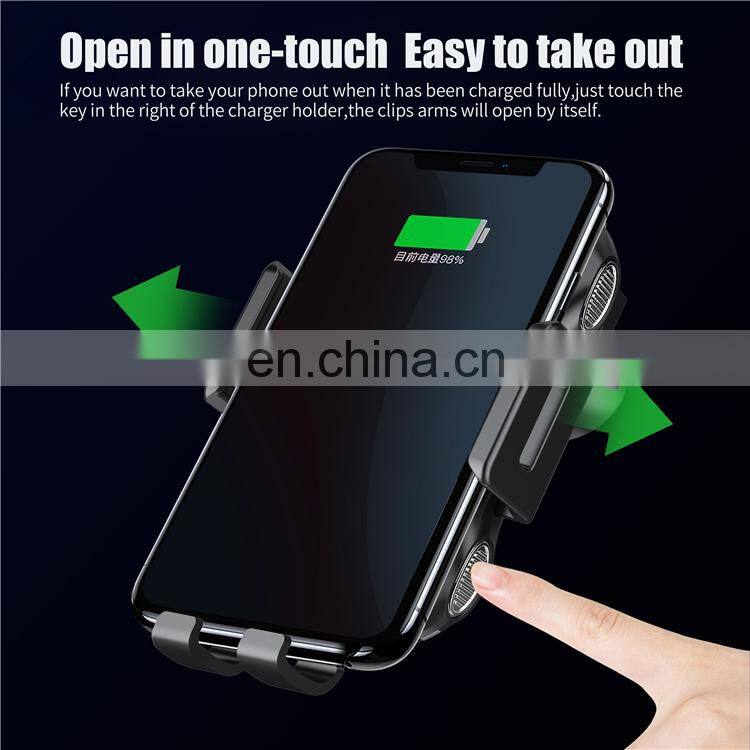 Magnetic Wireless Car Charger Wireless Fast Charging Car Holder Stand for Mobile Phone