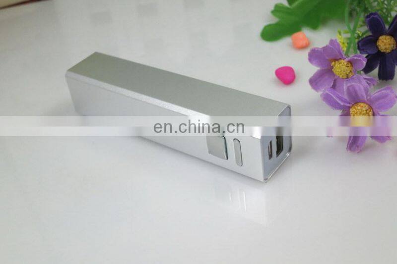 usb udp data storage device 2600mAh Mobile power bank, 5 color mini battery