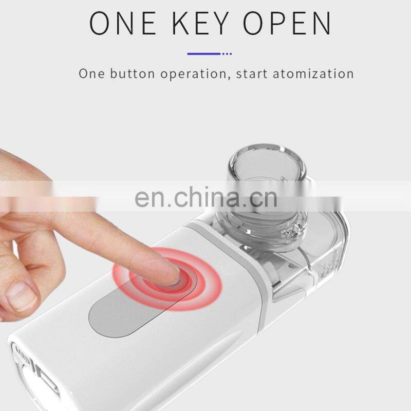 Home Inhaler Nebulizer Low Decibel Ultrasound Atomizer Handheld Adult&Kid Portable Micro Mesh Atomizer High Low 2Gear Humidifier