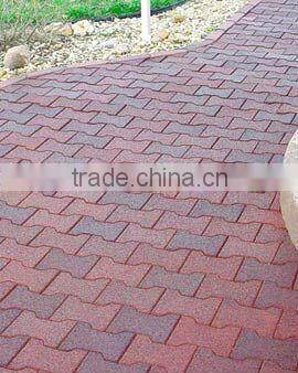 anti-slip driveway rubber floor tiles