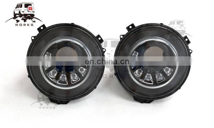 w463 B-style head light for G-class W463 2009-2016year to B-style head light silver and black made in Taiwan