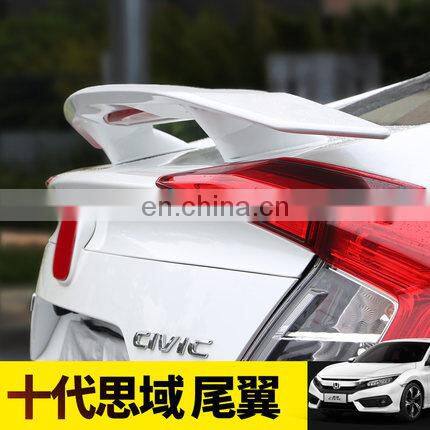 New design style carbon fiber trunk spoiler wing car exterior accessories trim universal tail