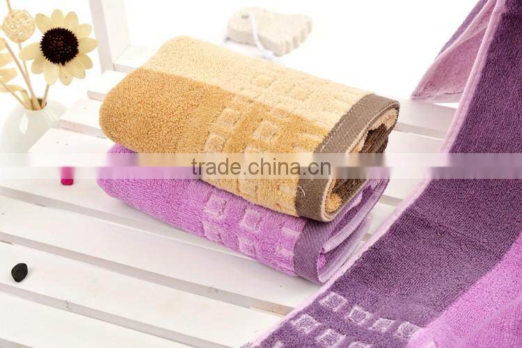 Factory direct sale cotton stain jacquard thick face towel