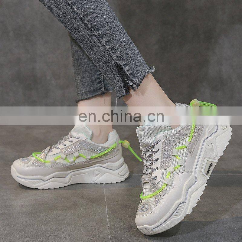 Factory Outlet Christmas 2021 New Products Luxury Fashion All-match Trend Ladies Casual Customized Outlet Fashion Sneakers