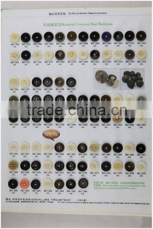 bowl shaped dyeable real corozo button