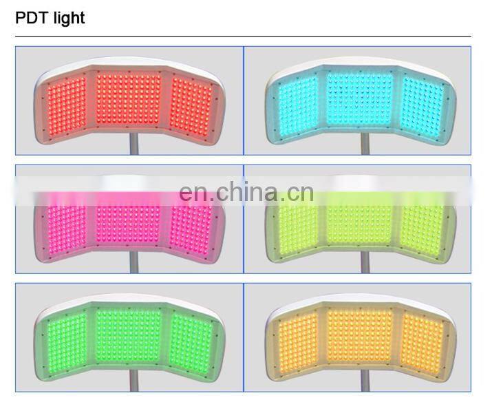 Professional 8 in 1 ultrasonic face deep cleaning dermabrasion machine with pdt