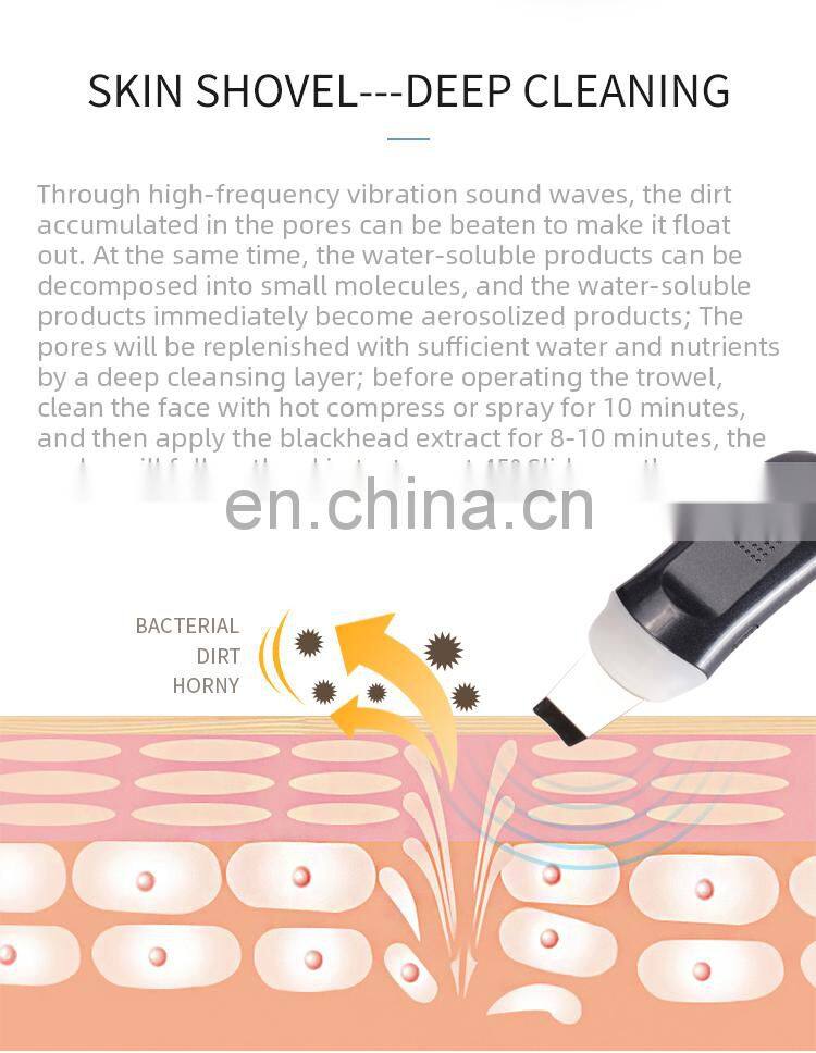 2 IN 1 Negative Ion Facial Deep Cleaning Instrument High Frequency Sonic Cleaning Skin Lifting Rejuvenation Eye Care Machine
