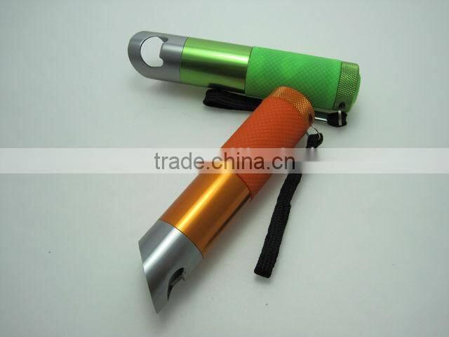 Bottle opener portable flashlight 9 LED flashlight
