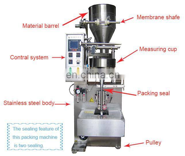 Hot sale Full Automatic Sugar Coffee Peanut Granule Powder Pouch Forming Sealing Packing Machine Factory Price