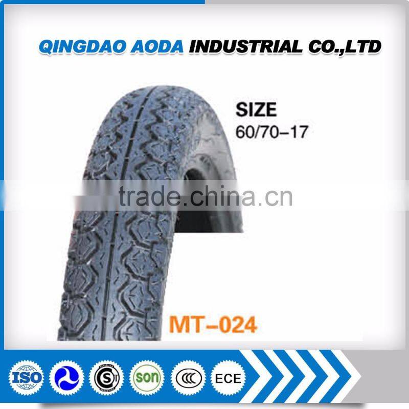 Good condition motorcycle tire 60/70-17 with warranty