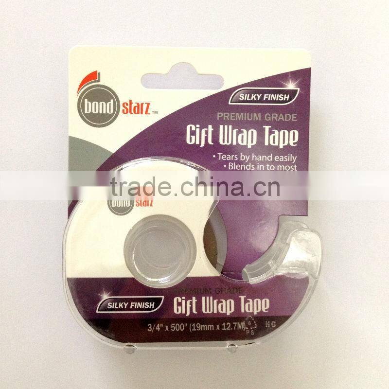 Transparent stationery tape with Snail