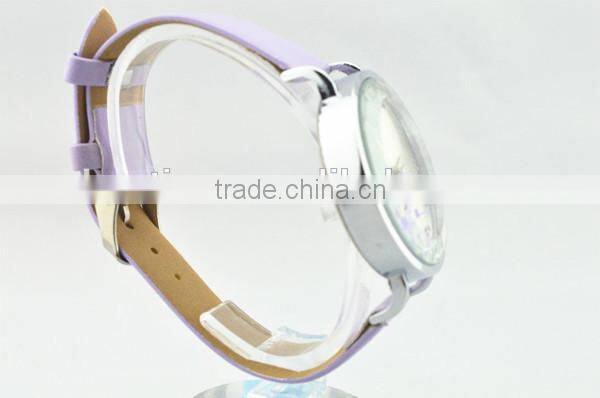 Alibaba express gold supplier gift watch romantic flower pattern assorted colors quarts wristwatch