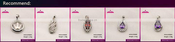 hollow out pendants with aaa c.z. white