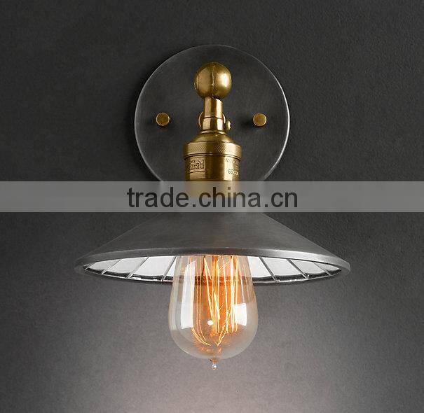 Gunmetal Grand Edison Caged Sconce Wall Lamp