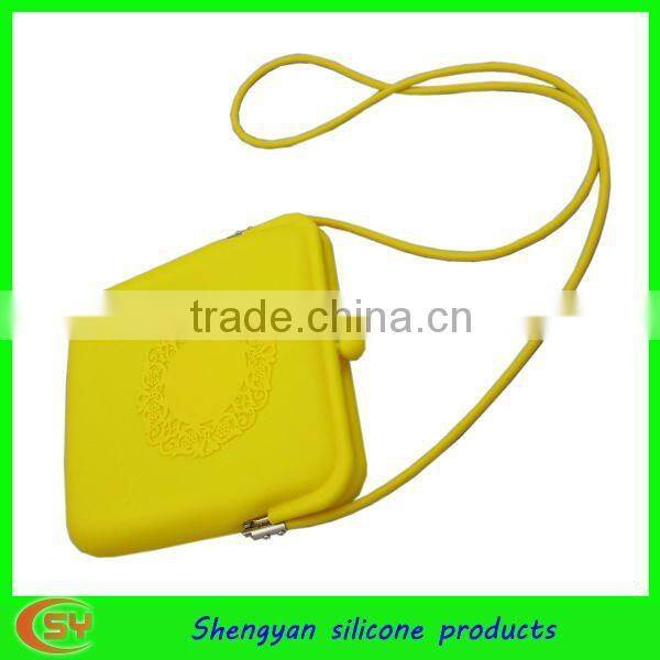 fashion hotselling silicon handbags shouder bag ,hanging bag