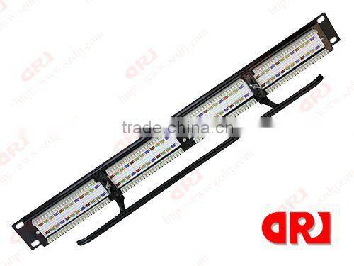 24 Port 110 IDC UTP cat5e patch panel,keystone patch panel