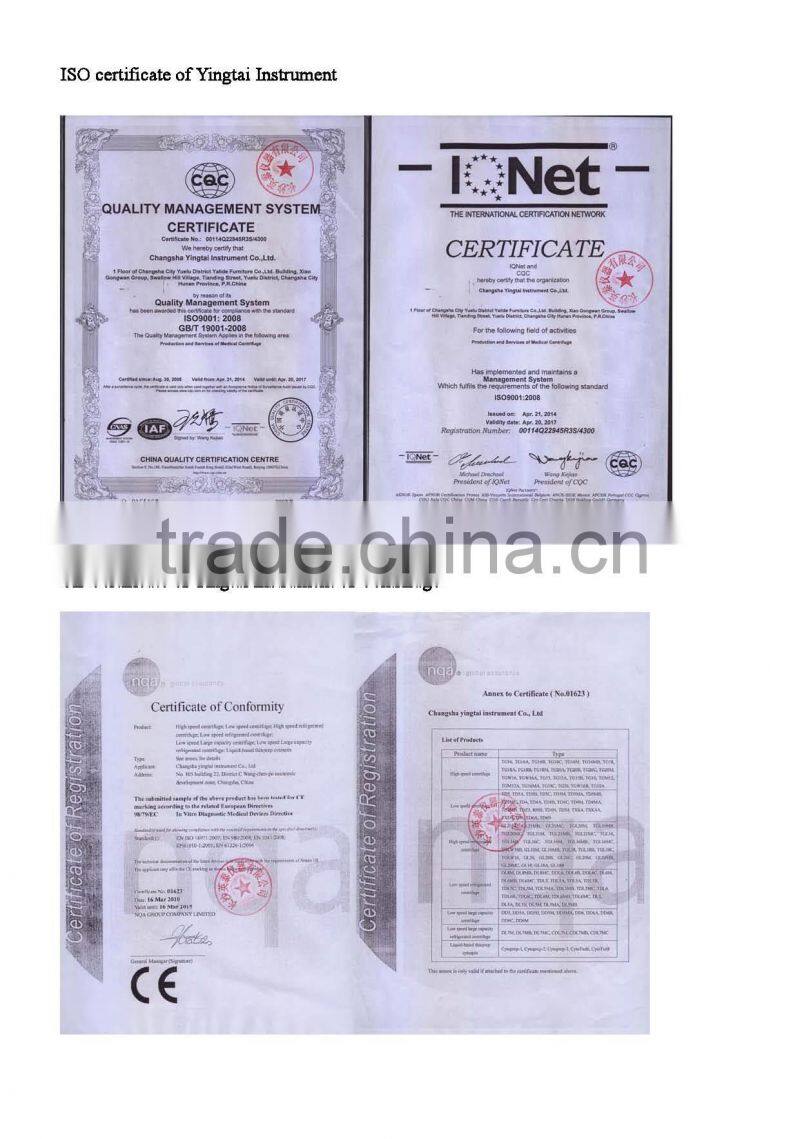 Tubular bowl centrifuge