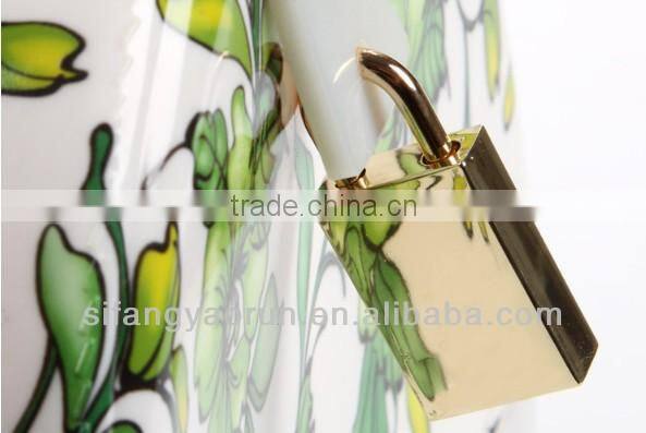 Latest fashionable flower bags/pvc handbags for lady