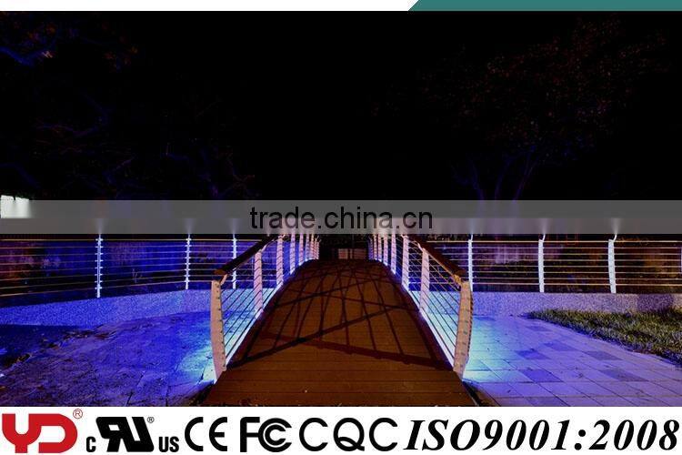 IP68 fireproof V- 0 CE UL approved high power wall washer for park