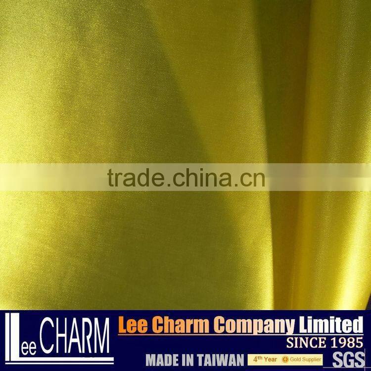 Luxury Silver Gold Satin Fabric Piece Dyed Material