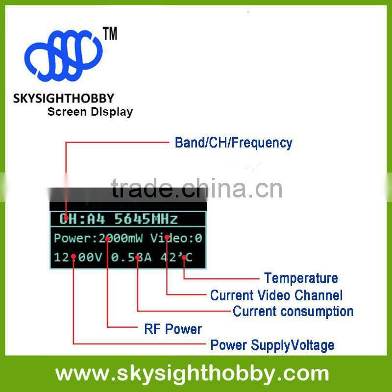 5.8Ghz 32CH 2000mw transmitter SKY-N2000 welby blood pressure monitor