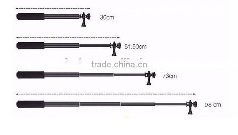 Sports Camera GoPros Selfie Stick with 1/4 Screw Adapter Monopod Selfie Ring Light