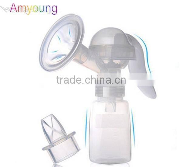Pink free shipping for medel freestyle breast pump,home manual vacuum pump for silicon, glass breast pump,manual breast pump
