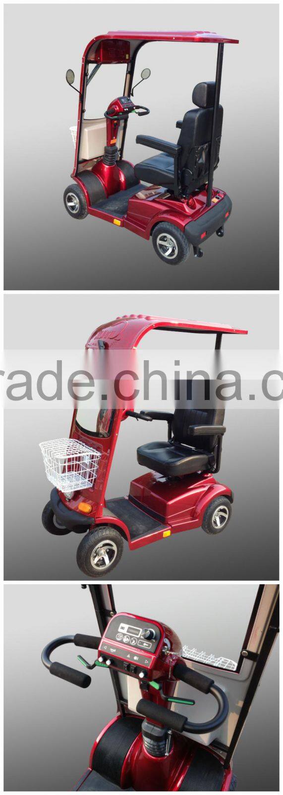 Large Size Electric Scooter with Canopy for Outdoor Use