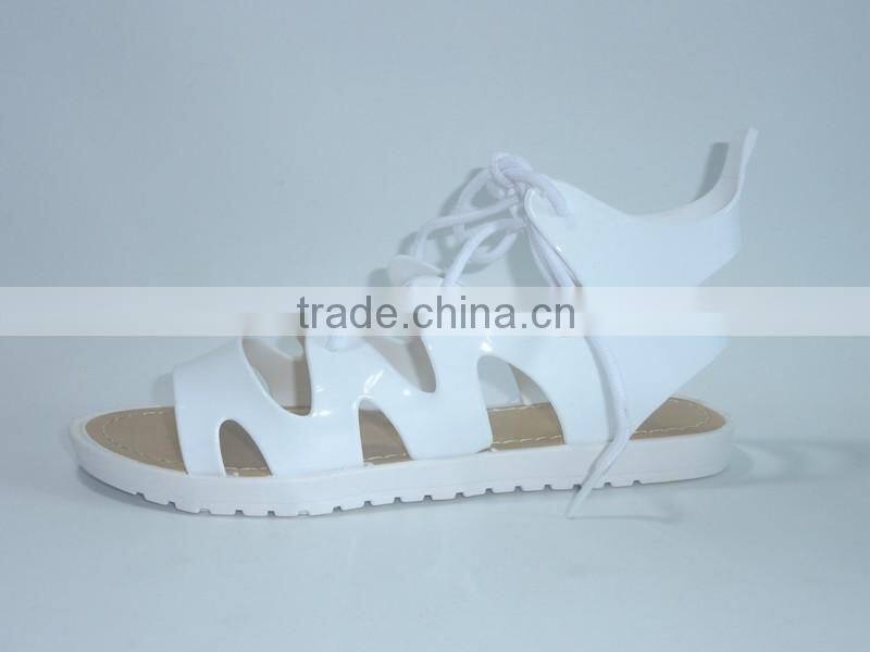 2016 New Design PVC PCU airblowing Lady and child Trendy Sandals