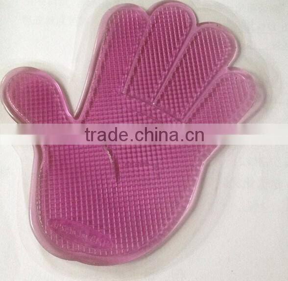 Palm shape black Mobile phone anti-slip car pad
