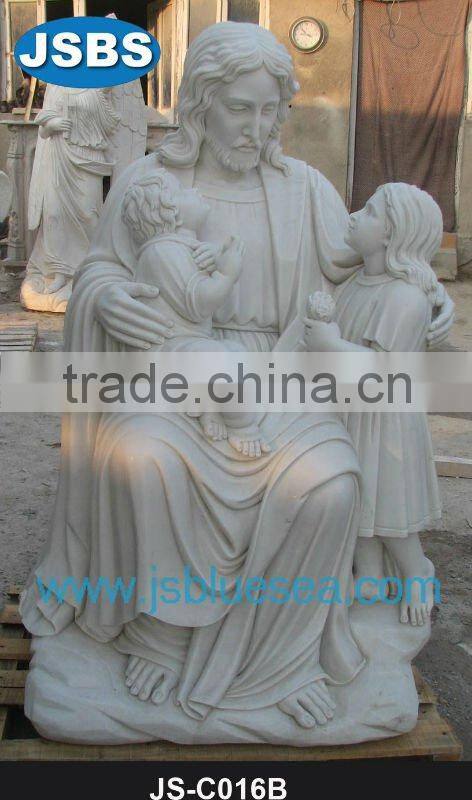 Stone carving of angels