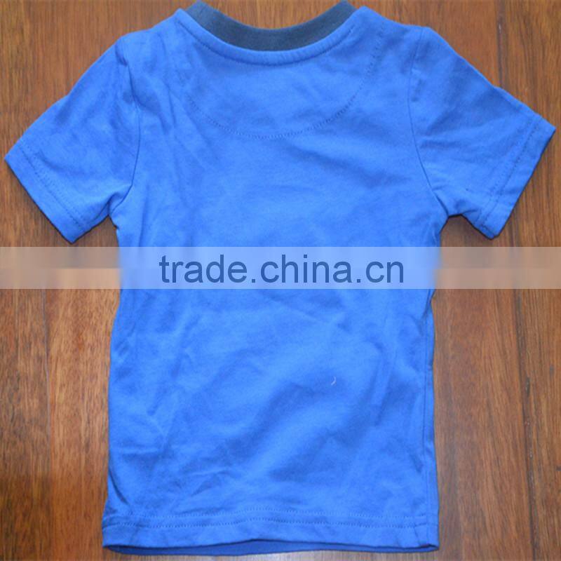 fashionable cheap kids clothes 100% cotton baby t-shirt