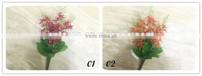 Outside window sill decoration wholesale decorative plastic flower