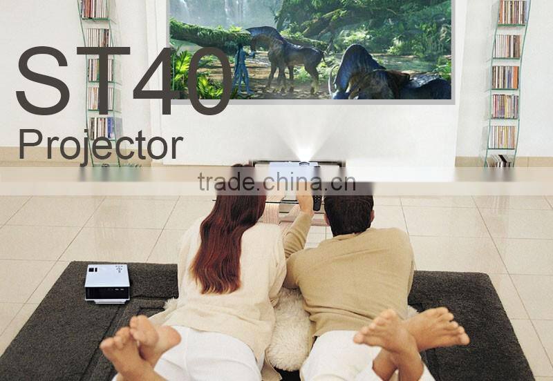 Mini Projector HD 1080P ST40 LED Projector 800 Lumens Home Projector for hd mini led projector 3d 1080p screen projector