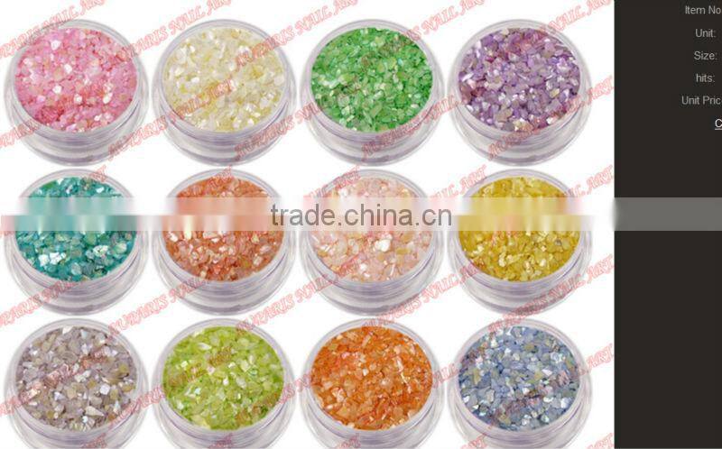 Professional Nail Art Decoration Crushed Sea Shell