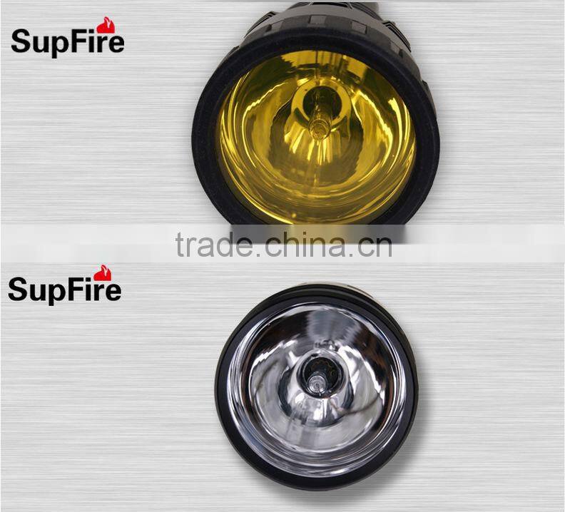 Supfire Hid searchlight flashlight,flashlight wholesale,xenon lamp