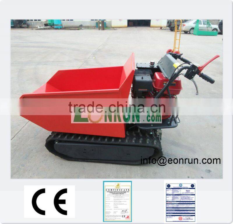 Auto tip mini dumper Garden dumper with petrol engine and CE