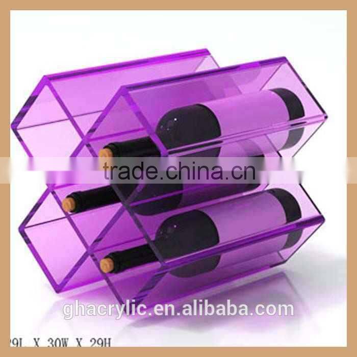 customized acrylic wine display rack