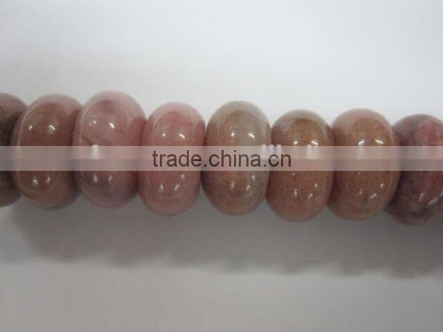 Natural india agate roundel bead mineral gemstone for jewelry making