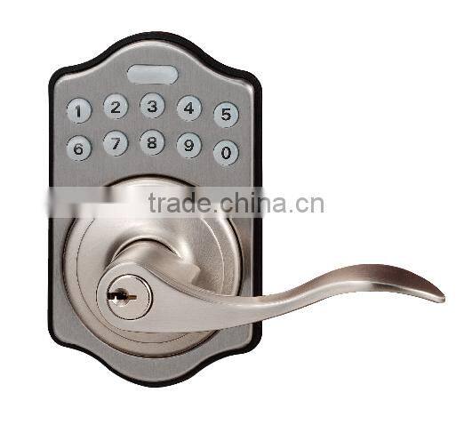 Japanese high quality and security Electronic keypad lever by ALPHA Corporation.