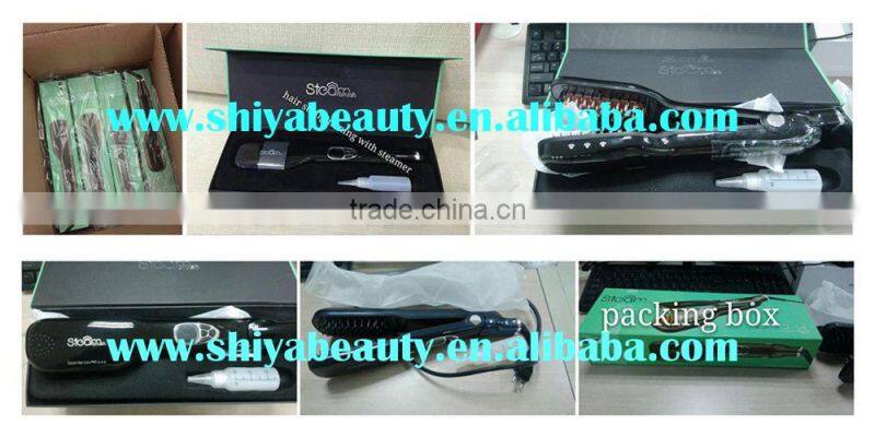 2016 New Hot Original OEM Oil Double Fast Plate Detangling Steam Brush Comb Hair Straightening As Seen As On TV