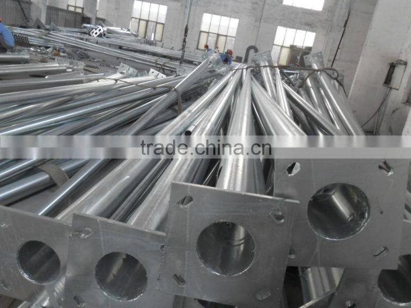 Steel solar street light pole accessories